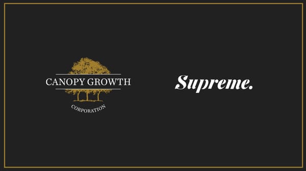 Canopy Growth to Acquire Supreme Cannabis.